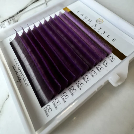 Ombre farbige Wimpern 0.07