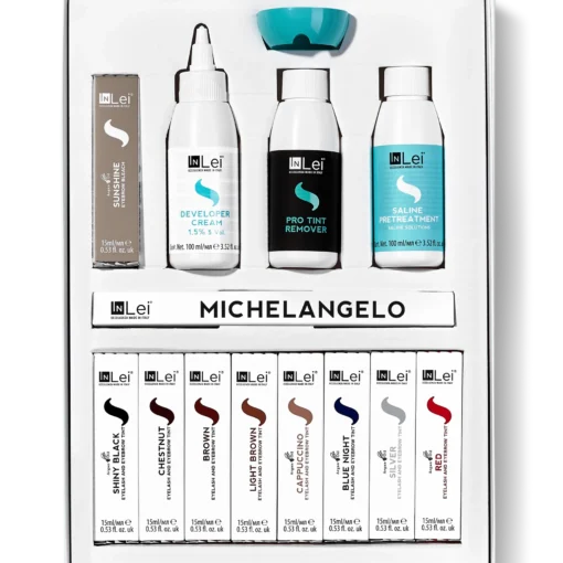 BROW TINTING SET - Set für Augenbrauen- und Wimpernfärbung