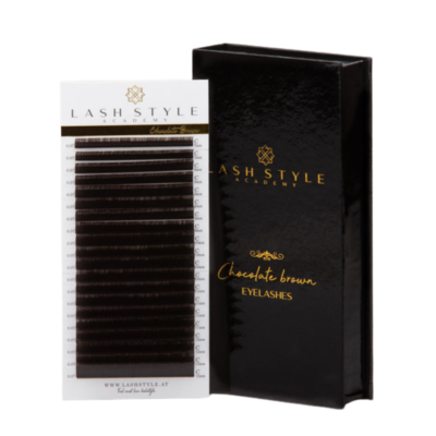 Dark Chocolate Brown Wimpern