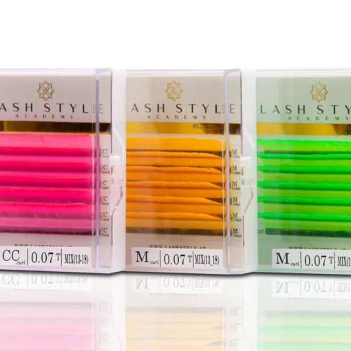 Neon Farbige Wimpern