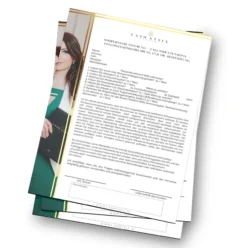 Einverständniserklärung für Wimpernprofis